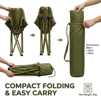 Chaises pliantes modernes pour l'extérieur - Chaises de jardin légères et portables pour le camping, la randonnée, la pêche, les pique-niques et les aventures à la plage