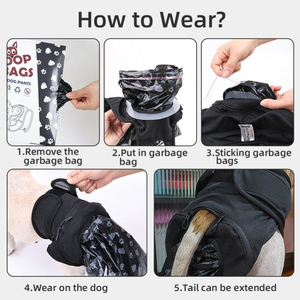 Pañales Ecológicos Reutilizables de Poliéster para Perros, Estilo Simple y Lujoso, con Bolsa para Orina para un Cuidado Fácil de las Mascotas - Product Image 3