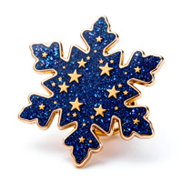 Épinglette personnalisée en émail Ciel Étoilé Galaxie, Badge Métallique Personnalisé Planète Plume Avion Arc-en-ciel Flocon de Neige Thème Vin