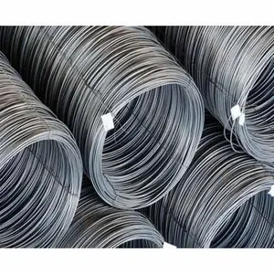 Hot dip High carbon spring galvanized steel wire rope rod 12mm