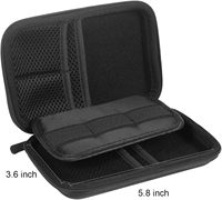Hard EVA Storage Carry Case for Temperature Measuring Instrument, Shockproof Protective Travel Bag with Mesh Pocket