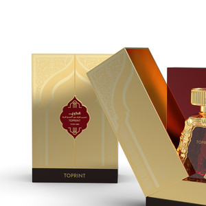 Hộp quà rượu vang cao cấp tùy chỉnh, chất liệu bìa cứng, thiết kế hộp quà tặng chai rượu hai cửa đóng mở bằng nam châm - Product Image 5