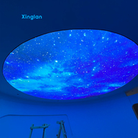 Boîtes à lumière en tissu RGB, films pour plafonds tendus, plafonds tendus idéaux pour les zones de travail dans les ateliers de personnalisation automobile