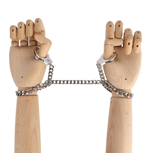 Esposas de Cadena Metálica Color Plata para Uso Romántico, Juguete de Bondage para Adultos - Product Image 2
