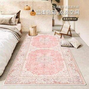 พรมปูพื้นลายเหรียญตกแต่งบ้าน รูปทรงสี่เหลี่ยมผืนผ้า ผลิตจากโพลีเอสเตอร์ กันลื่น ทำความสะอาดง่าย เหมาะสำหรับห้องนอน ห้องนั่งเล่น ดีไซน์ทันสมัย ปูเต็มพื้นที่ - Product Image 4