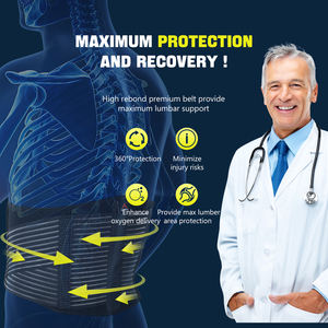 Geri Brace bel desteği destek kemeri alt sırt ağrısı rahatlama, ağırlık kaldırma, ev temizleyici, erkekler ve kadınlar için sıkıştırma kemeri - Product Image 2