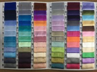 Vente en gros de chouchous pour cheveux en satin de couleurs unies, élastiques, pour filles, accessoires capillaires