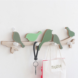 Américain Créatif En Bois D'<span class=keywords><strong>oiseau</strong></span> Patère-Type Placard Patère Mural Porte Porche Mur Sac Crochet - Product Image 6