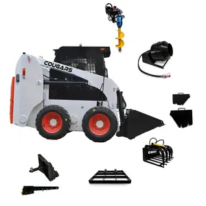 China Best Supplier Mini Skid Steer Loader With Hydraulic Breaker For Sale