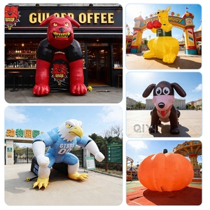 Animaux gonflables géants en PVC pour la publicité, mascotte chien rouge, animaux gonflables d'extérieur pour la promotion d'événements commerciaux - Product Image 6