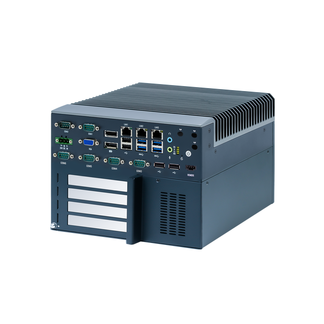 Linkleaps High Performance Embedded Fanless Industrial Edge Computer PC Supports 6th to 9th Gen Core I3 I5 I7 with 2 PCIe 2 PCI
