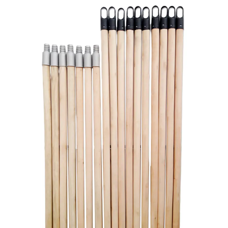 Manche de balai en bois de haute qualité de 120cm de longueur brosse de bâton de vadrouille en plastique avec bâton de balai palos de madera