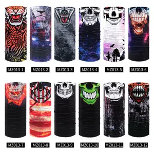 Hot sell Series Tubular Bandanas Tactical Headwrap Scarf Clown Mask Hiking Neck Gaiter Hunting Tube Face Mask For Summer