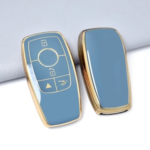4-nút thông minh <span class=keywords><strong>Key</strong></span> Shell bảo vệ Bìa TPU mềm Car <span class=keywords><strong>Key</strong></span> trường hợp phù hợp cho Mercedes <span class=keywords><strong>Benz</strong></span> E-Class nhà sản xuất - Product Image 4