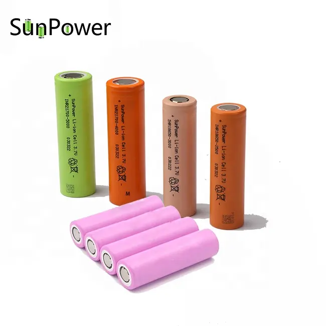 3.7V 3000mAh cylinder 18650 lithium battery cell for portable printer calculator Electric toy and tools