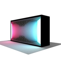 Équipement portable pour salon professionnel, stands d'exposition de films LED, comptoir promotionnel