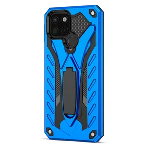 Kickstand hybrid case back cover for infinix smart 6