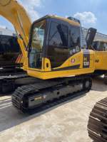 Ekskavator Komatsu PC130-7 bekas 13TON hampir baru PC120-6 Komatsu Medium tangan kedua Cummins inti mesin termasuk pompa Motor