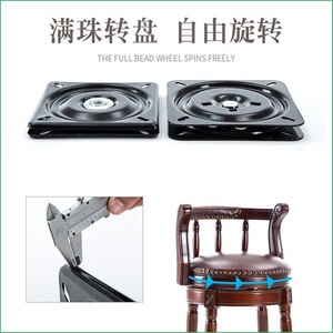 Quảng trường hiện đại bàn ăn với kim loại bền lười biếng <span class=keywords><strong>Susan</strong></span> phần cứng lowes nhà máy trực tiếp vật liệu nhựa xoay tấm - Product Image 3