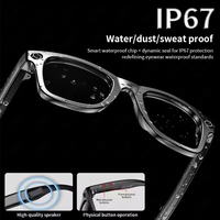 Gafas Inteligentes con IA Relee 2026, Grado de Protección IP67, Traducción en Más de 20 Idiomas Gafas de Sol con Cámaras E para Hablar y Escuchar Música