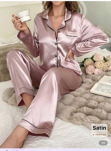 Luxury Custom Silk Pajamas Long Sleep Set Eco Friendly Breathable <b>Material</b> OEM ODM Vietnam Factory Bulk Manufacturing Service - Product Image 4