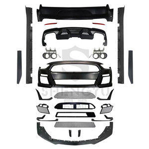 Kit de carrocería para <span class=keywords><strong>Mustang</strong></span> 2018-2020, actualización a <span class=keywords><strong>Shelby</strong></span> <span class=keywords><strong>GT500</strong></span>, incluye parachoques delantero y trasero con rejilla y faldones laterales - Product Image 1