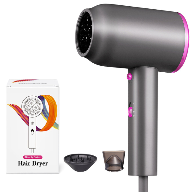 Lightweight and Portable High Speed Hair Styler Dryer Professional Ionic Hair Dryer 3-speeds Brushless High Speed Hair Dryer