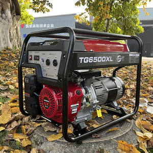 Generador de Gasolina GX390 de 5KW, Soldador Portátil Económico, Generador de Gasolina de 13HP, Accionamiento Manual por <span class=keywords><strong>Honda</strong></span> - Product Image 6