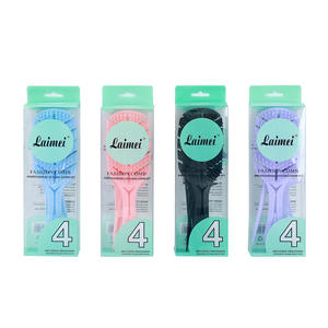 4 colori Multi funzione tinture per capelli a doppio pettine laterale per parrucchieri a testa larga a dente largo 4 pezzi Set di pettine per uso domestico da barbiere - Product Image 5