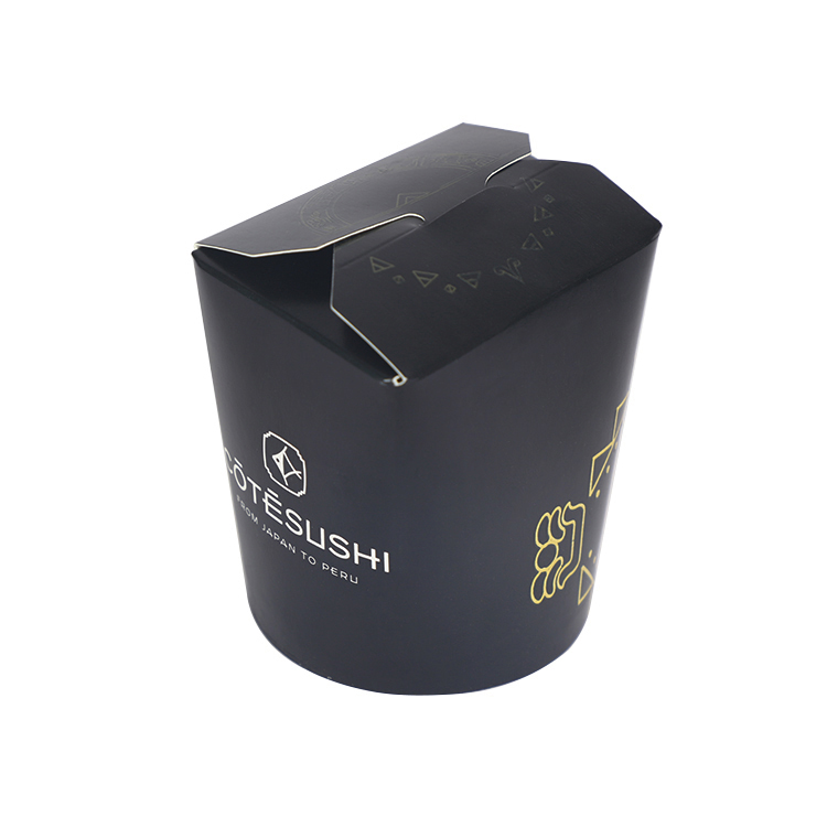 Factory low price custom printed logo disposable noodle paper box takeaway