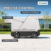 Robot de livraison autonome robuste de 1000 kg – Véhicule robotisé pour la logistique intérieure et extérieure et la livraison du dernier kilomètre