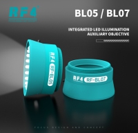 Lentes Objetivas LED Integradas RF4 BL05 BL07 Innovadoras, 0.5X 0.7X, Luces para Microscopio para Reparación de Teléfonos e Inspección de PCB