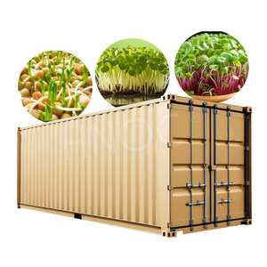 Hnoc tự động thủy canh nảy mầm phát triển container hệ thống màu xanh lá cây thức ăn gia súc lúa mạch nảy mầm đậu phộng máy - Product Image 2
