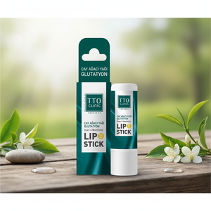 Baume à lèvres TTO Clinic à l'huile d'arbre à thé, au glutathion, SPF15, 5g, non collant, nourrissant, hydratant, au beurre de karité, à la vitamine E et à l'huile de jojoba - Product Image 3