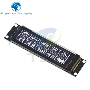 Tzt 2.08 inch thực OLED hiển thị 256*64 25664 đồ họa <span class=keywords><strong>LCD</strong></span> module hiển thị màu trắng màn hình LCM Màn hình sh1122 điều khiển hỗ trợ SPI - Product Image 5
