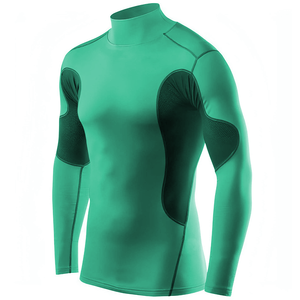 Camiseta de Compresión de Alta Calidad, Transpirable, Ajustada, Deportiva, con Logotipo Personalizado, para Hombre, para Gimnasio, Entrenamiento y Deportes - Product Image 1