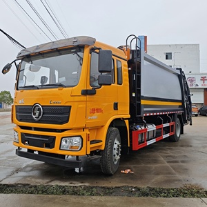 Camion de transfert de déchets diesel manuel SHACMAN 16m3 neuf, haute efficacité, haute qualité, camion compacteur de déchets à vendre - Product Image 1