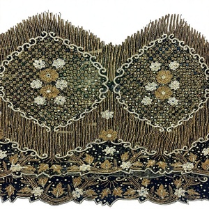 Ropa Moderna de Diseñador George Kanga, Ecológica, Sin Mangas, con Bordado de Cuentas Pesadas, Decoración de Pedrería, para Ocasiones Especiales - Product Image 1