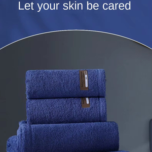 Tùy Chỉnh Sang Trọng Chải Kỹ Bông Khăn Tắm Bán Buôn Spa Mềm Cảm Thấy Cao Thấm Lớn Nhà Khăn Tắm Thiết Lập - Product Image 4