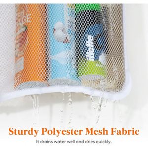 Heavy-Duty Breathable Mesh 9-Pocket <b>Shower</b> <b>Caddy</b>, for Shampoo Soap Loofah & Cruise Bathroom Supplies Storage Bag - Product Image 4