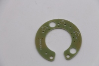 Circuit imprimé FR-4 personnalisé en forme de C avec capteur Hall, masque de soudure bleu, pour pilote de moteur BLDC, certifié ISO pour moteur sans balais