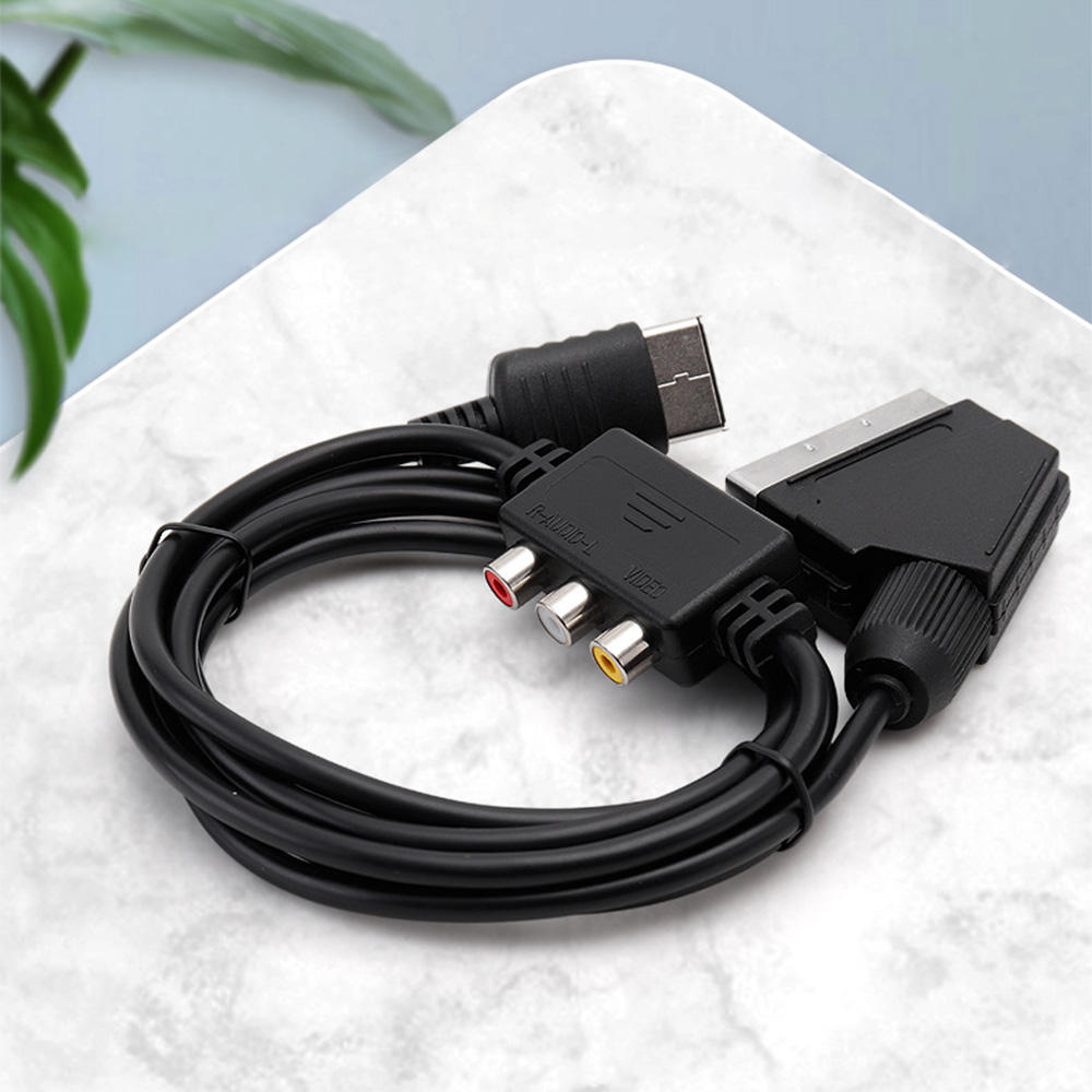 Collegamento TV Vecchie Cavo AV RGB SCART Da 6 Piedi Per Sony PlayStation 2 PS3 - Cavo Video Audio Per TV Vecchie Adattatore PS2 Per TV Vecchie