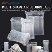 Sac de protection pour ordinateur portable avec colonnes d'air 14/15/16 pouces, coussin gonflable PA+PE pour l'expédition d'électronique, taille personnalisée ISO9001