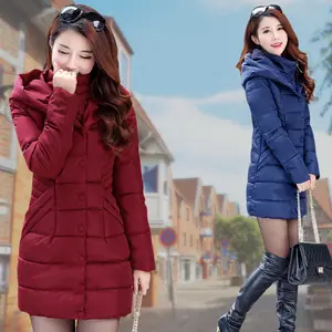 Nuova Venuta Donna di Stile Coreano del Cotone di Modo Vestiti del Cappotto di Inverno Più Il Formato di Spessore Wadded Giacca