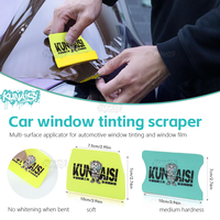 Kit d'outils professionnels KUNAISI 9 pièces pour l'installation de film de protection de voiture (PPF) et de film teinté pour vitres, avec raclette et spatule pour vinyle