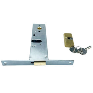 Serrure à Mortaiser de Bonne Qualité pour Porte Européenne en Aluminium, Acier/Fer avec Cylindre Ovale en Cuivre pour le <span class=keywords><strong>Marché</strong></span> Africain - Product Image 4
