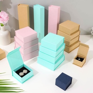 Luxury High Quality Book Shaped Jewelry <b>Gift</b> <b>Box</b> Magnetic Flip for <b>Earrings</b> Necklace Ring Bracelet with Custom Logo - Product Image 2