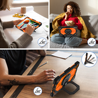 Funda de Silicona Resistente con Soporte Plegable para Tablet Xiaomi Redmi Pad 2 Pro 12.1 Pulgadas y POCO Pad M1 12.1 Pulgadas 2025, Venta al Por Mayor