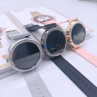 Montre connectée M10 Pro avec appels Bluetooth, suivi de la santé féminine, modes multisports, montre élégante pour femmes avec diamants