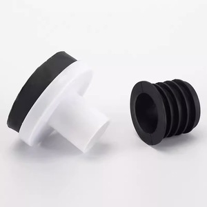 Anillo de sellado para urinario de 84 mm (2.8 pulgadas) con conexión de compresión para urinarios de pared y de suelo, prevención de olores - Product Image 1